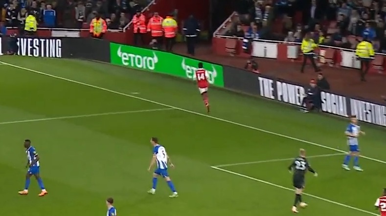 گل اول آرسنال به برایتون (انکتیا)