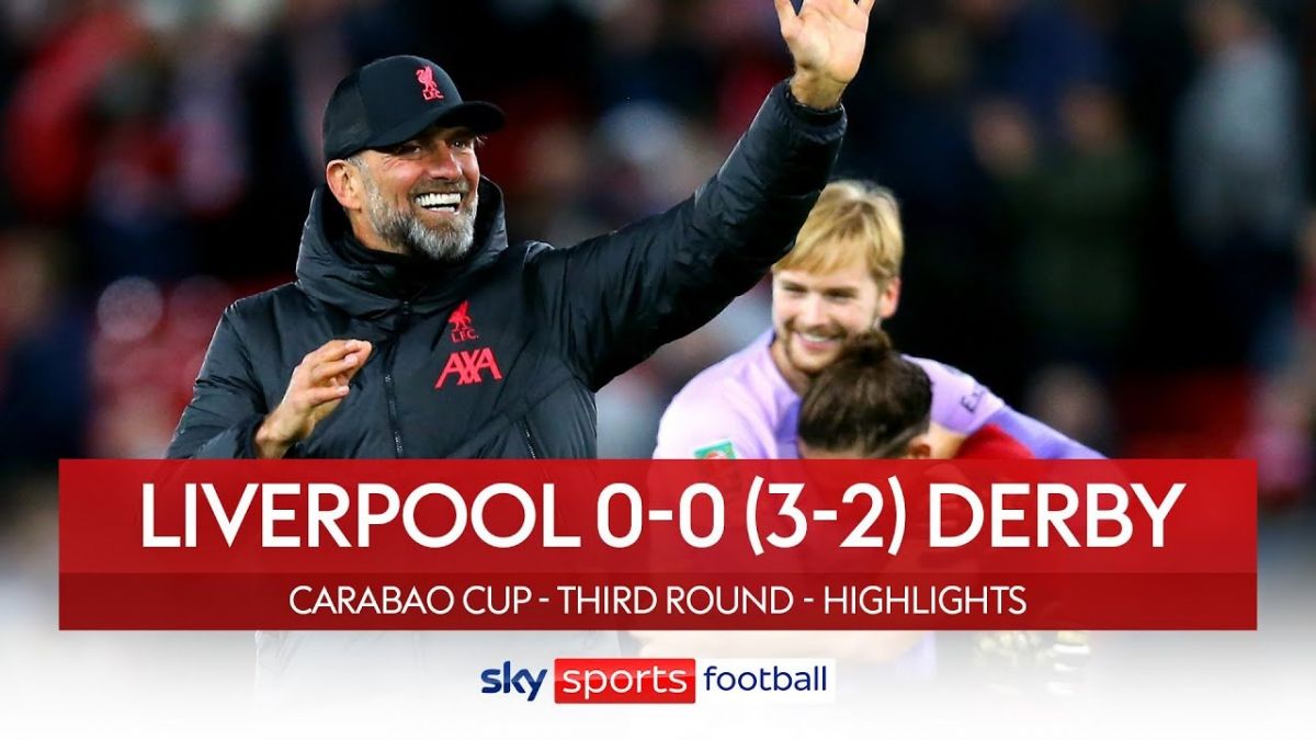 خلاصه بازی لیورپول 0-0 دربی کانتی / پنالتی 3-2 (جام اتحادیه)