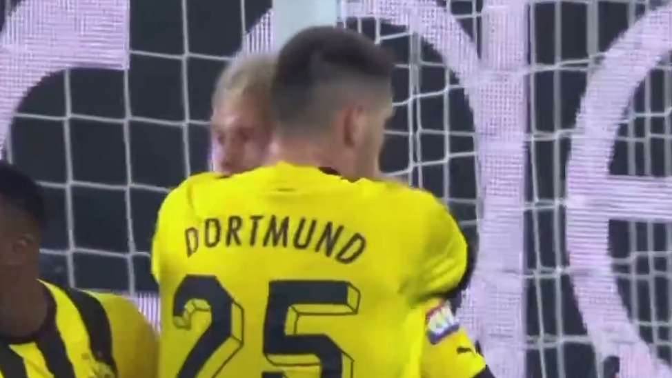 گل اول دورتموند به مونشن گلادباخ (برانت)