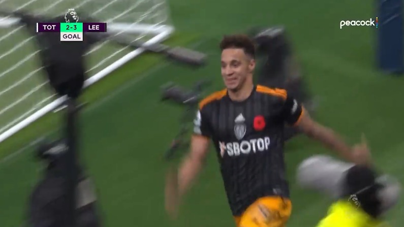 گل سوم لیدزیونایتد به تاتنهام (دبل رودریگو)