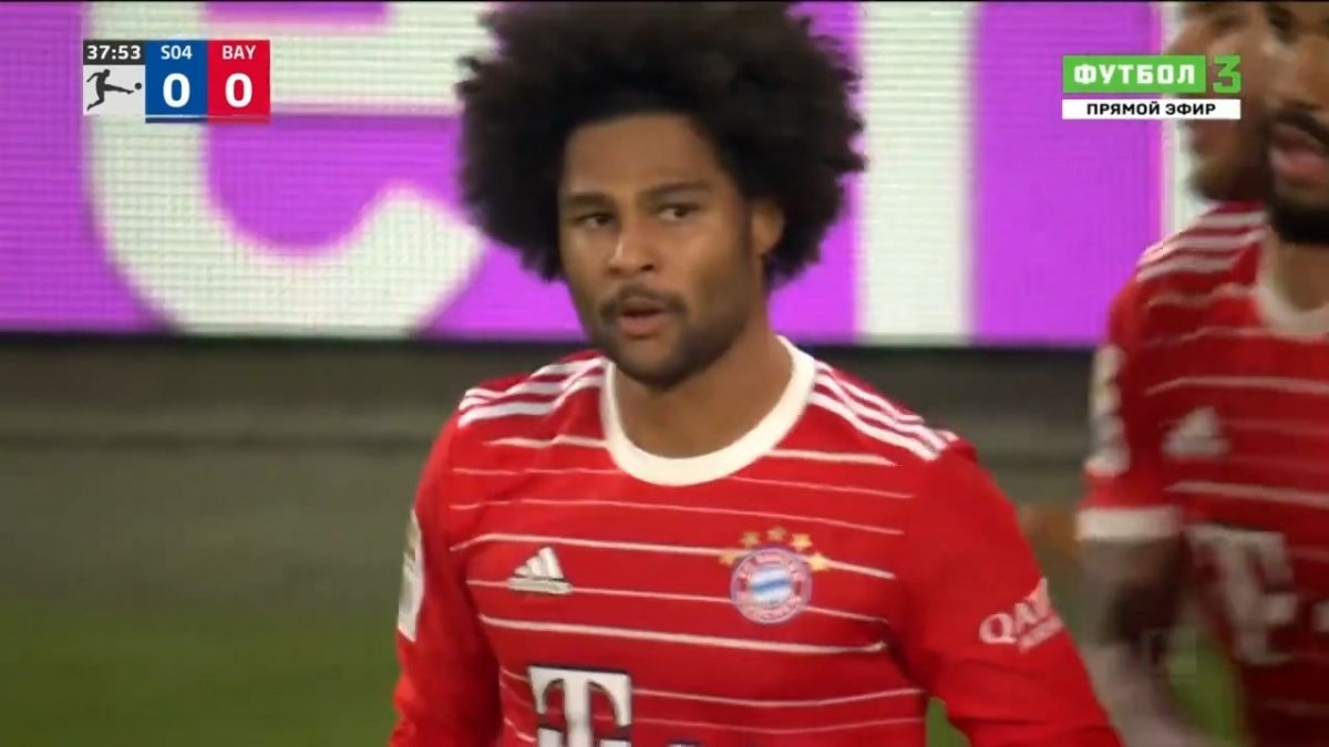 گل اول بایرن مونیخ به شالکه (سرژ گنبری)