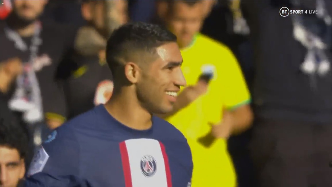 گل سوم پاری سن ژرمن به اوسر (اشرف حکیمی)