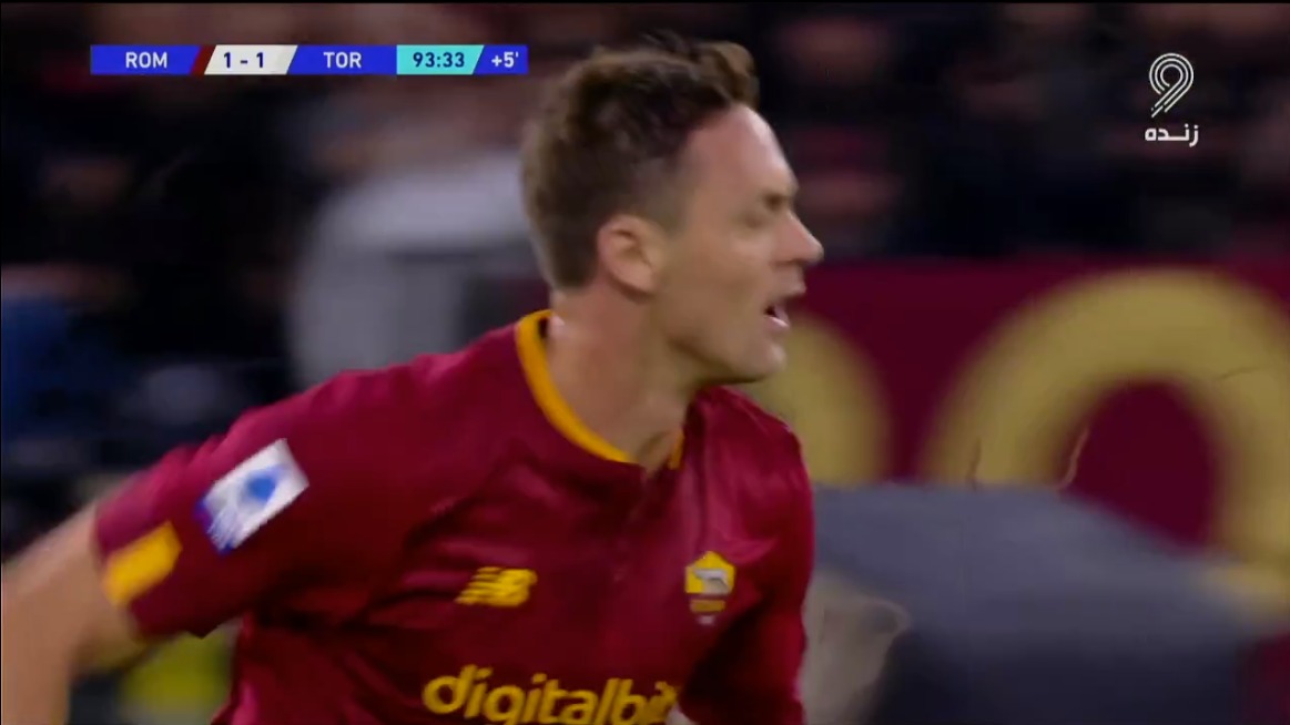 گل اول رم به تورینو (نمانیا ماتیچ در دقیقه 90+4)