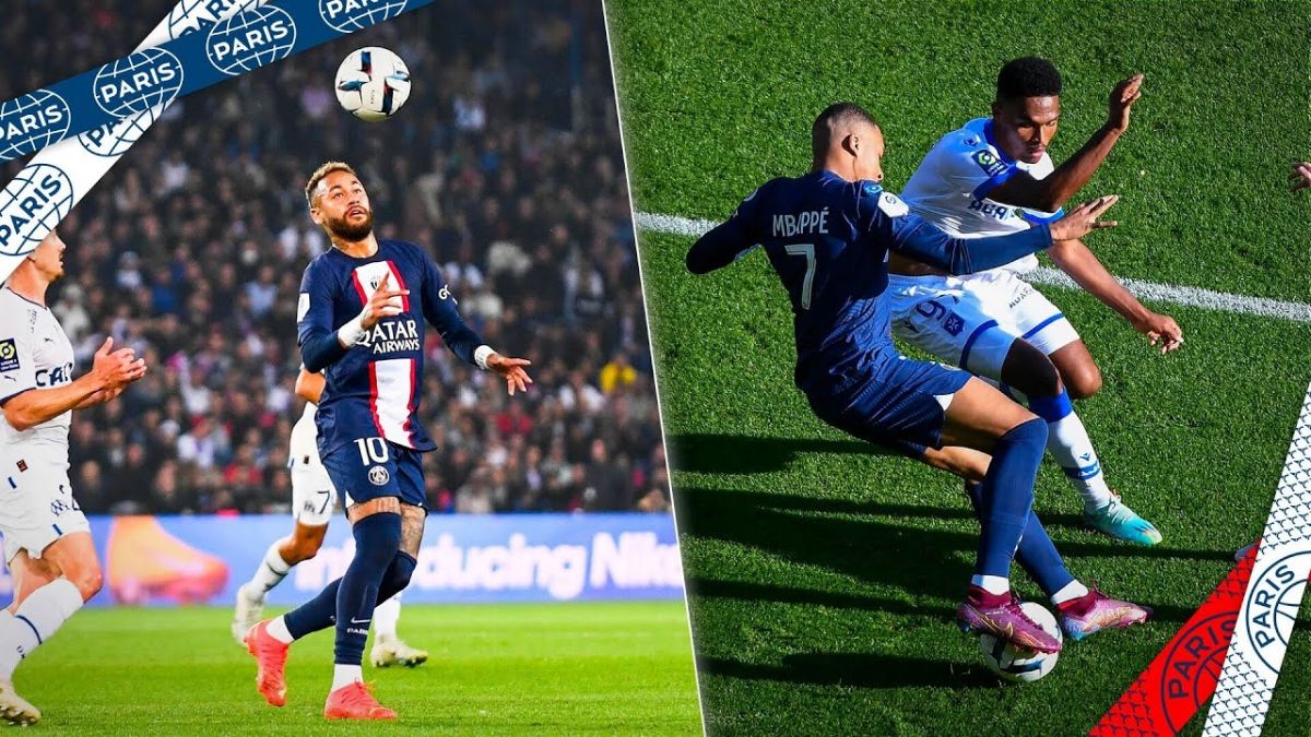 مجموعه حرکات تکنیکی بازیکنان پاری سن ژرمن در لیگ فرانسه