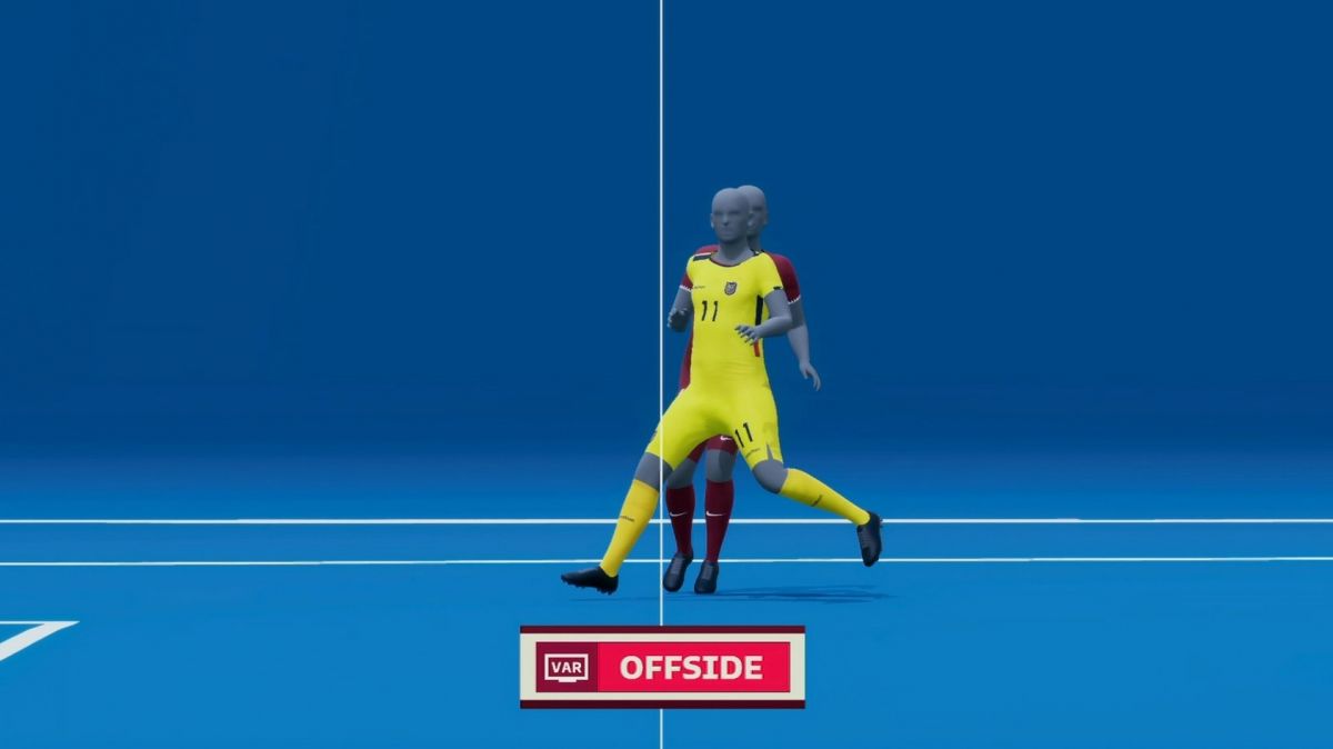 تکنولوژی آفساید نیمه خودکار که گل اکوادور را به درستی مردود اعلام کرد