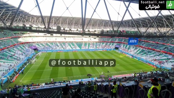 اختصاصی/ حال و هوای ورزشگاه شهرک آموزش پیش از شروع بازی اروگوئه - کره جنوبی