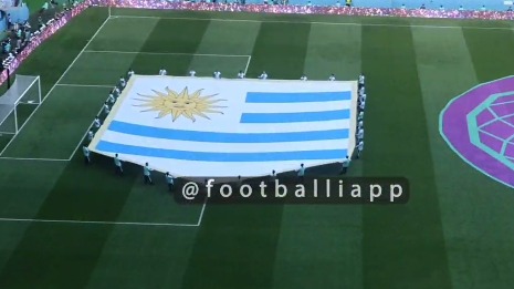 اختصاصی/ مراسم شروع بازی اروگوئه - کره جنوبی