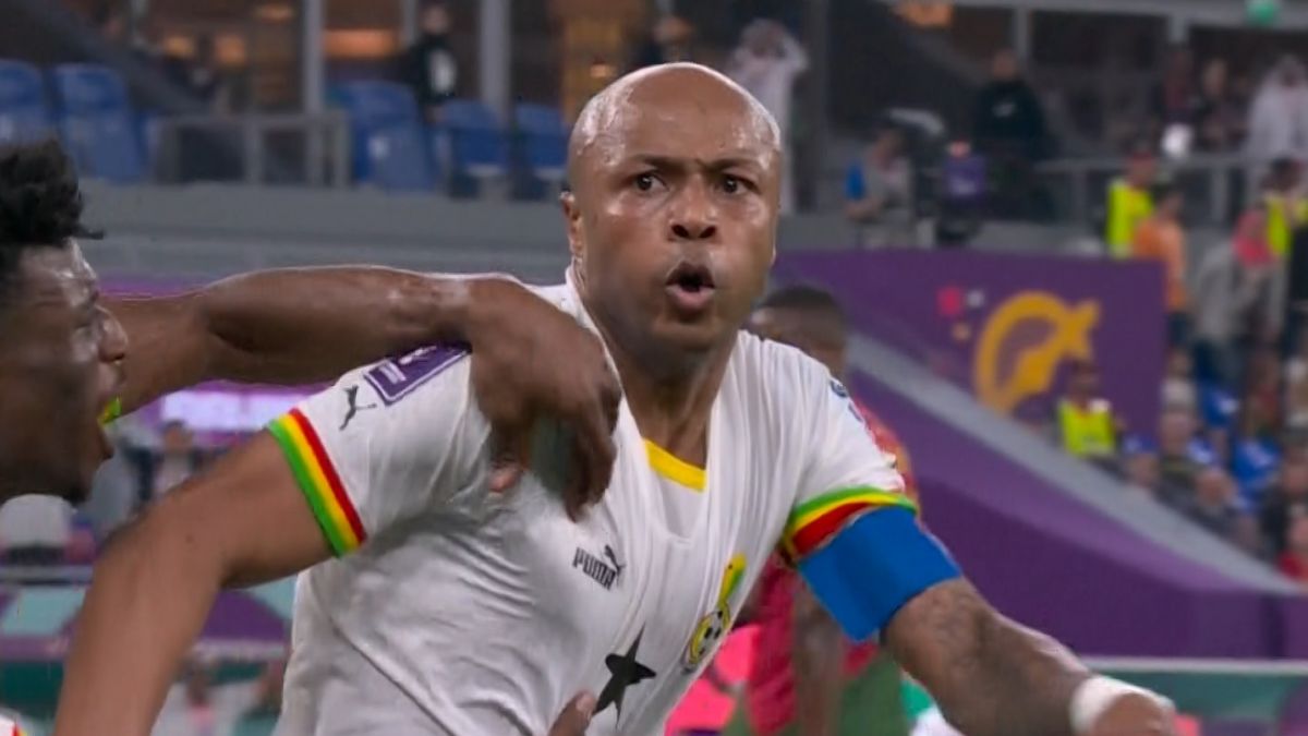 گل اول غنا به پرتغال (آیو)