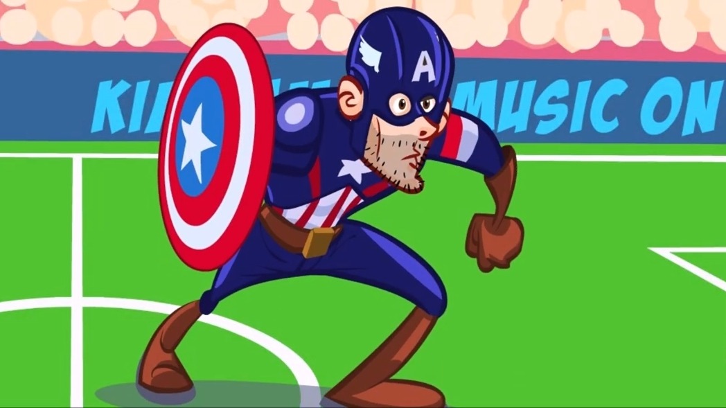 انیمیشن کوتاه و جالب بازی انگلیس 0-0 آمریکا