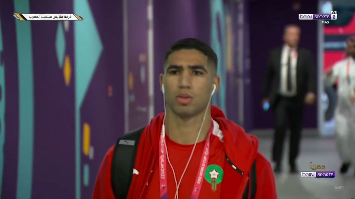 ورود تیم های بلژیک و مراکش به ورزشگاه