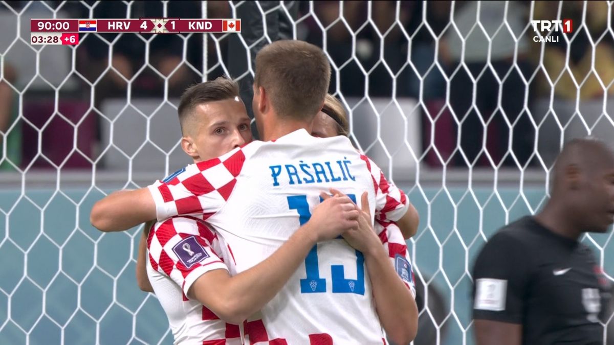 گل چهارم کرواسی به کانادا (لورو ماجر)