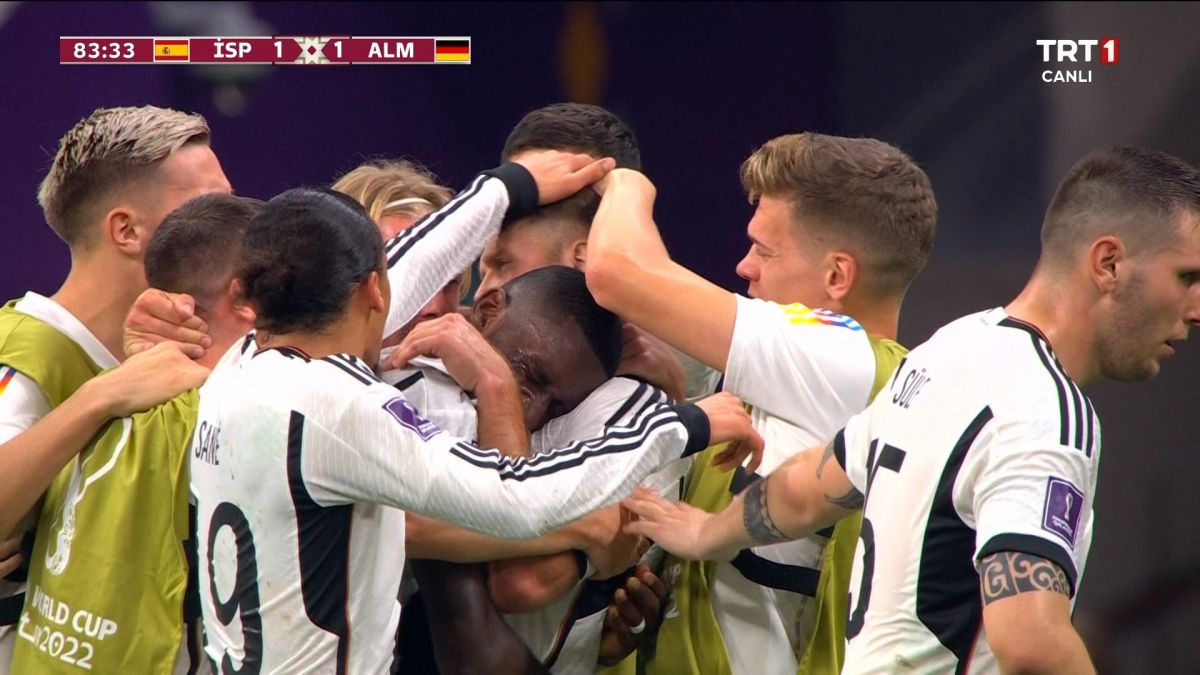 گل اول آلمان به اسپانیا (نیکلاس فولکروگ)