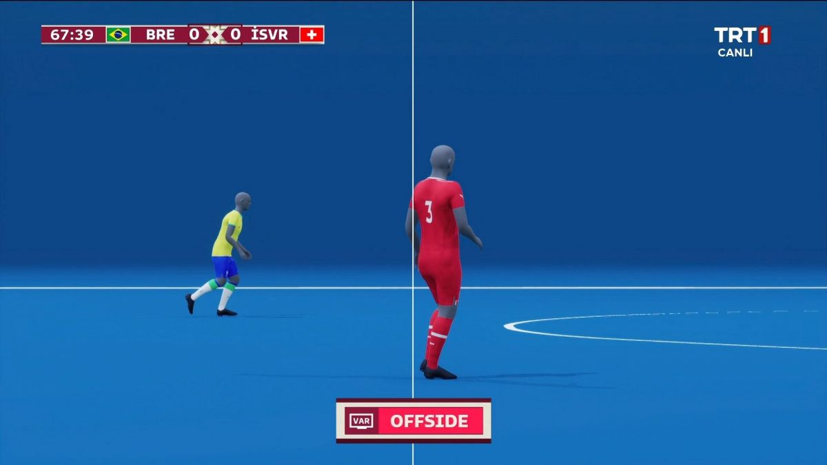 گل وینیسیوس به سوئیس به دلیل آفساید مردود شد