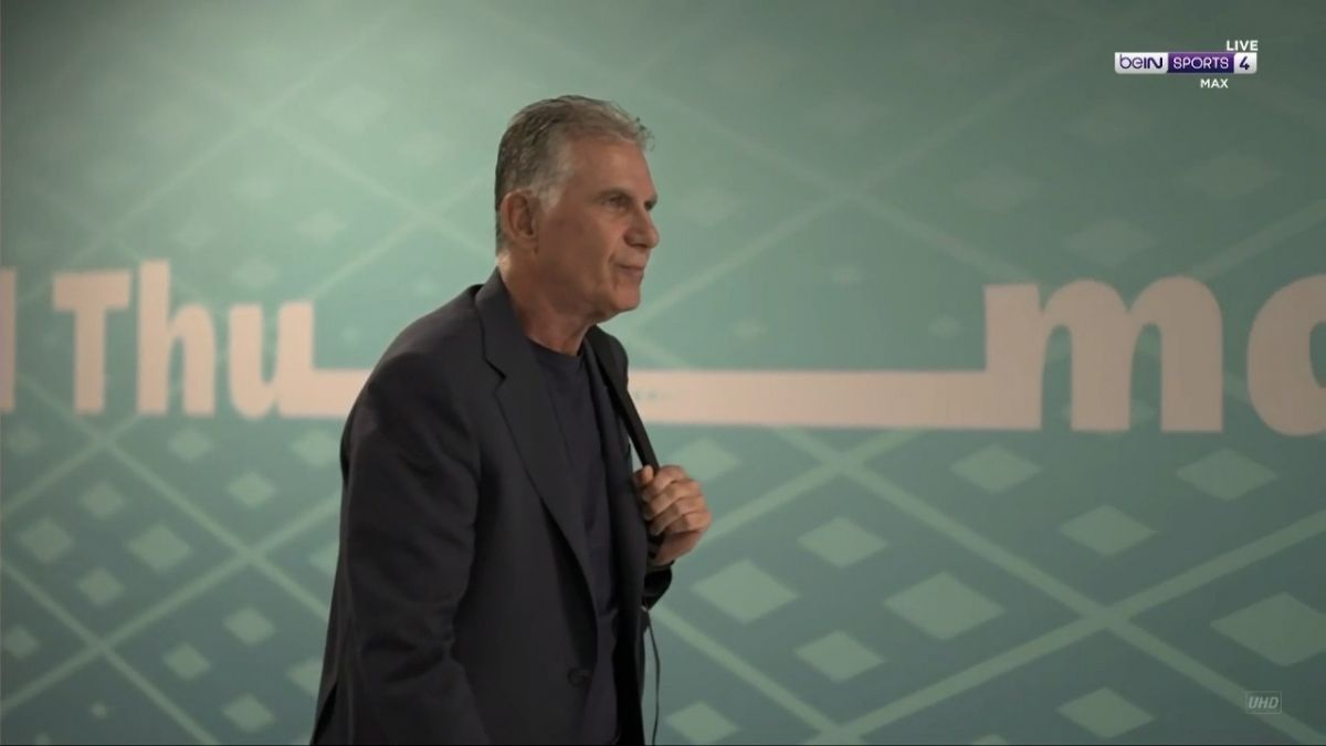 اسلوموشن جذاب از ورود بازیکنان تیم ملی به ورزشگاه الثمامه پیش از بازی با آمریکا