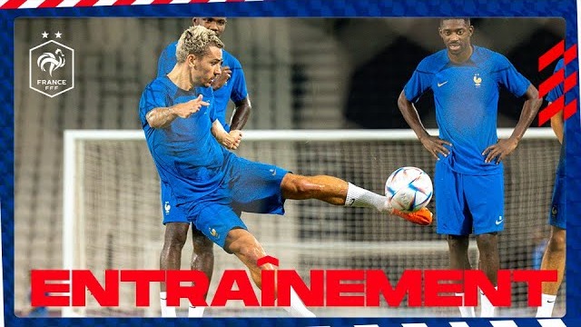 چالش شوت از راه دور در اردوی تیم ملی فرانسه