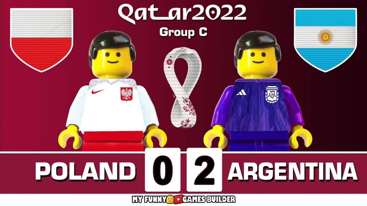 شبیه سازی بازی آرژانتین 2-0 لهستان با عروسک لگو