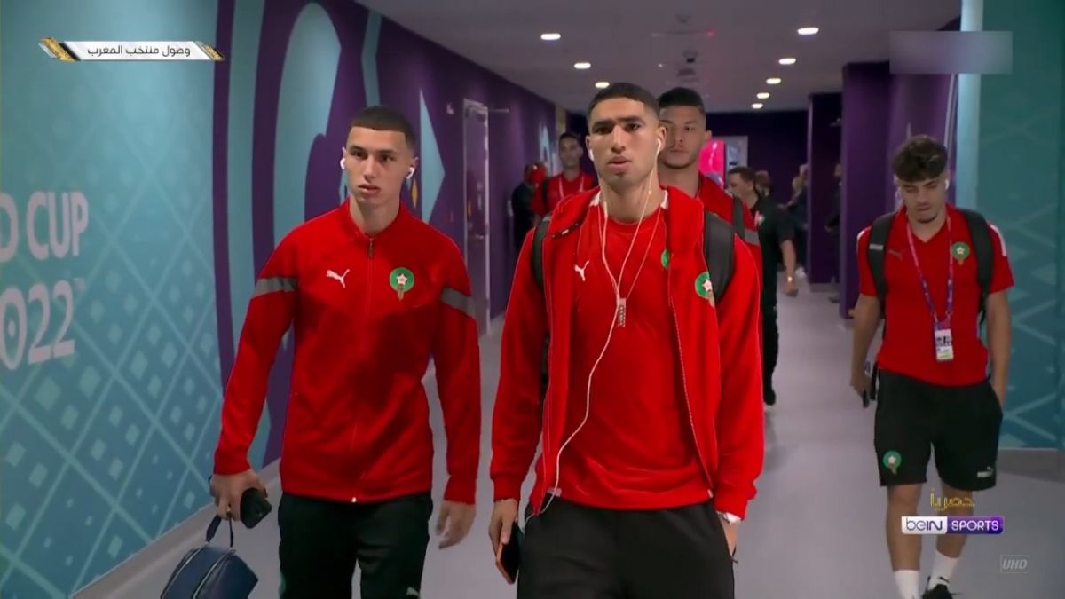 ورود تیم های مراکش و کانادا به ورزشگاه