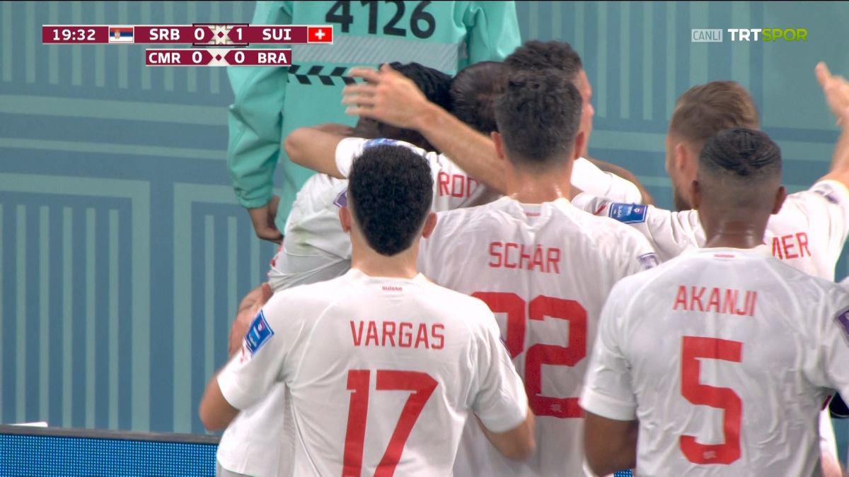 گل اول سوئیس به صربستان (ژردان شکیری)