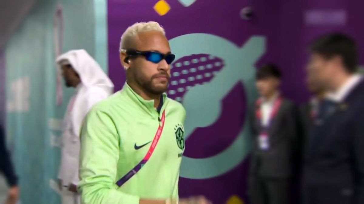 ورود بازیکنان برزیل و کرواسی به ورزشگاه شهر آموزش دوحه