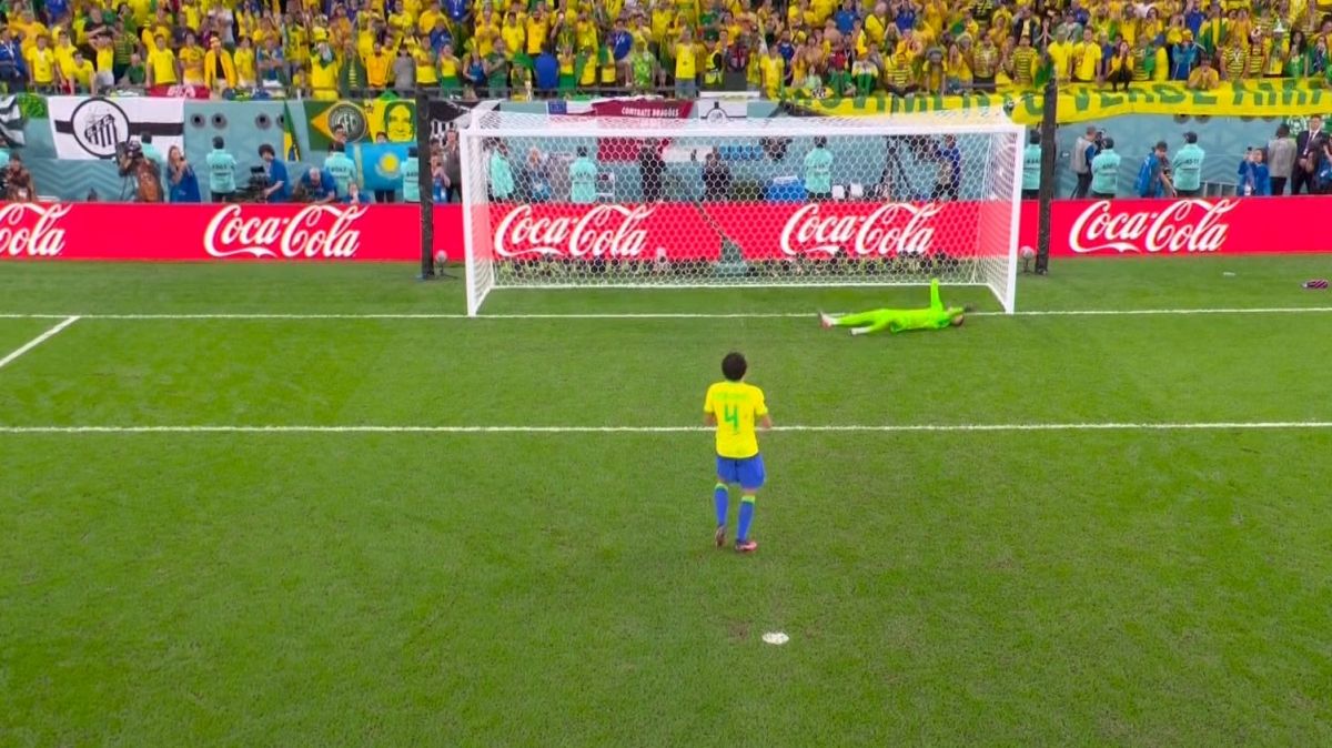 ضربات پنالتی بازی برزیل 2-4 کرواسی