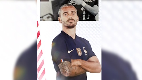 کلیپ صفحه رسمی فرانسه پیش از بازی با انگلیس