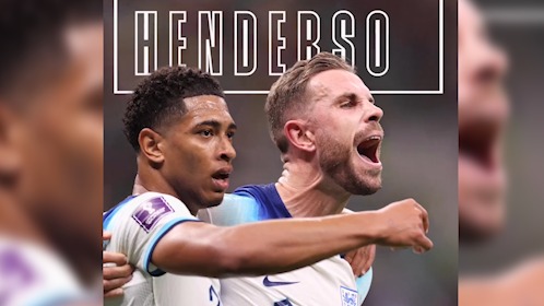 کلیپ صفحه رسمی انگلیس پیش از بازی با فرانسه