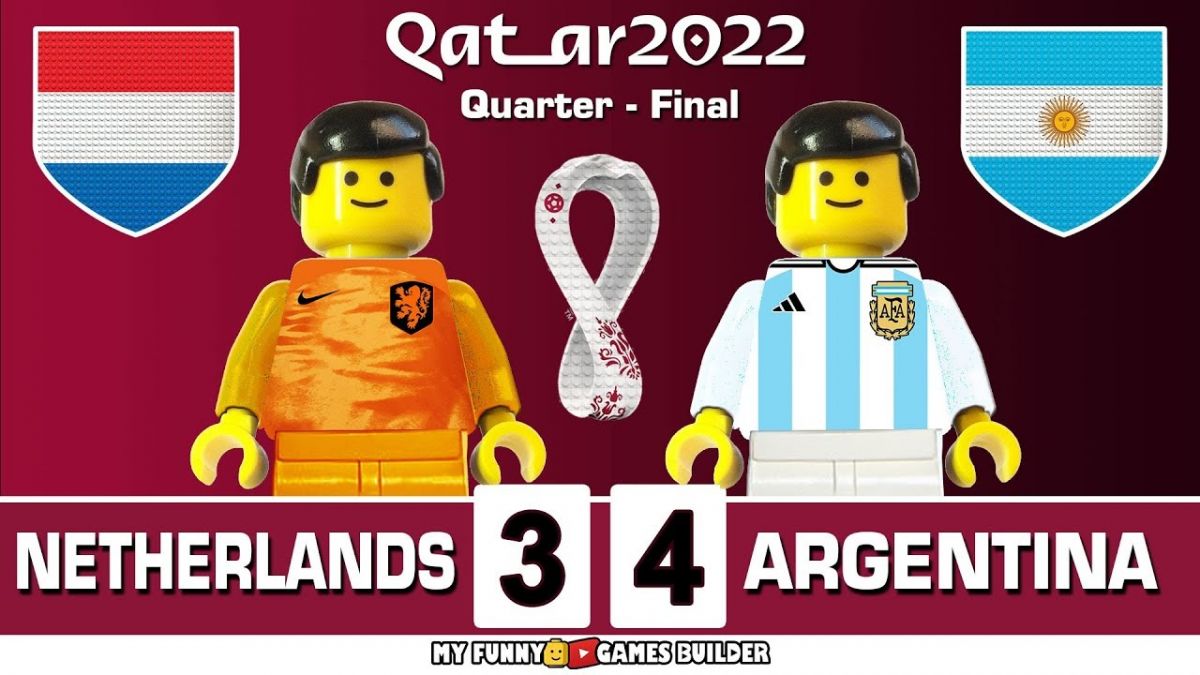 شبیه سازی بازی آرژانتین و هلند با عروسک لگو