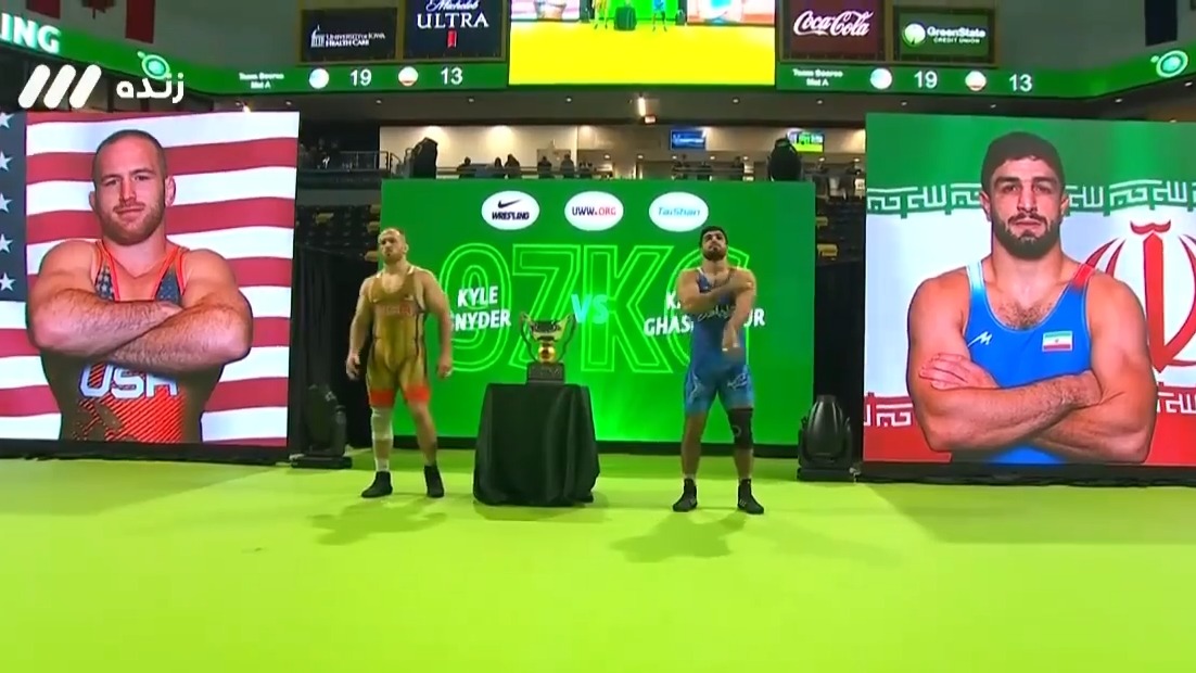 فینال جام جهانی کشتی آزاد/ شکست کامران قاسمپور مقابل اسنایدر (ایران 3-6 آمریکا)