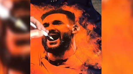 طراحی چهره جذاب از هوگو لوریس روی پیراهن فرانسه