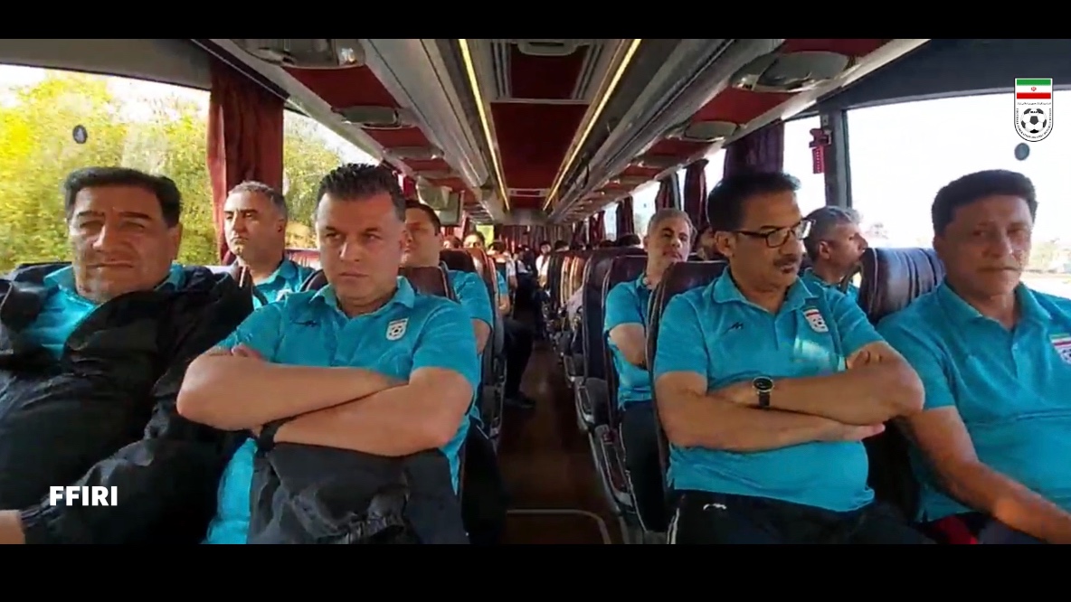 ورود تیم ملی جوانان به ورزشگاه سلطان قابوس مسقط