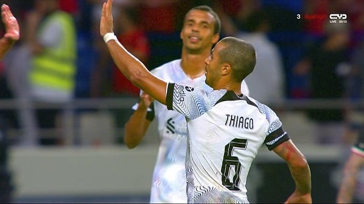 گل دوم لیورپول به میلان (شوت زیبای تیاگو)