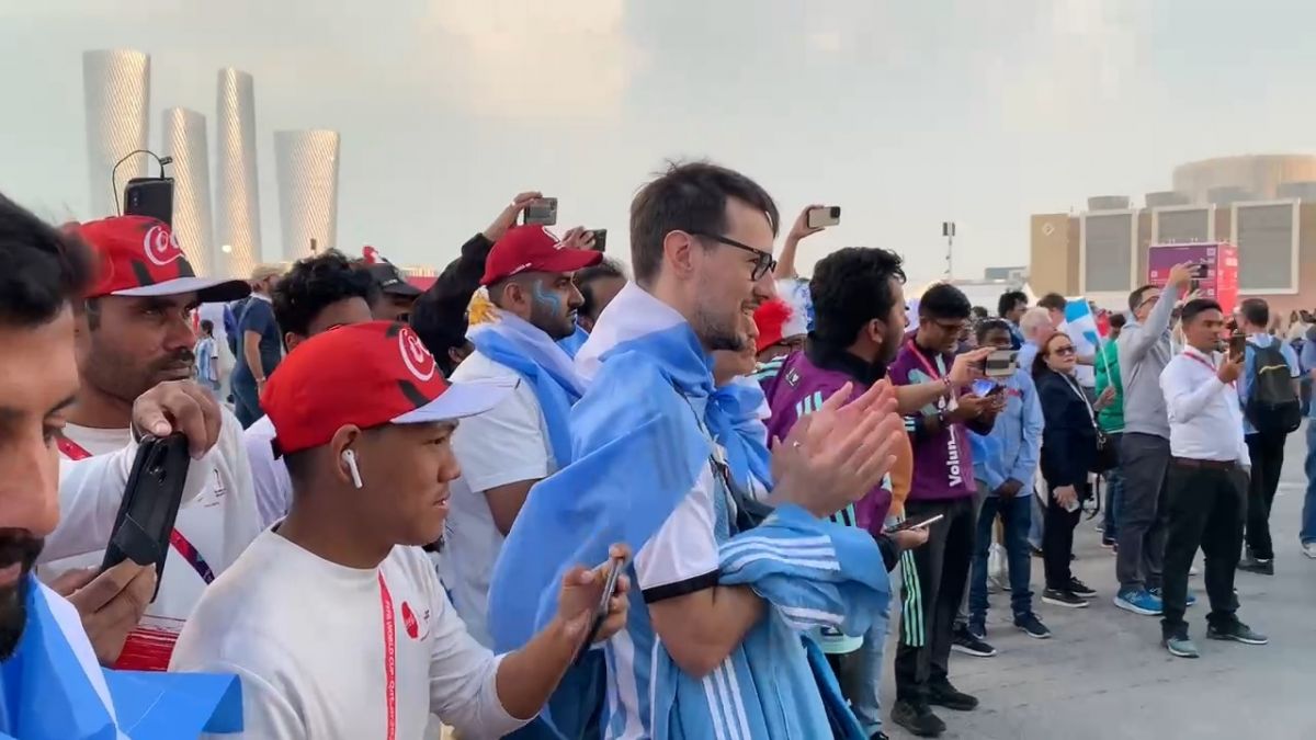 اختصاصی/ حواشی اطراف ورزشگاه لوسیل و ورود تماشاگران برای تماشای فینال جام جهانی 2022