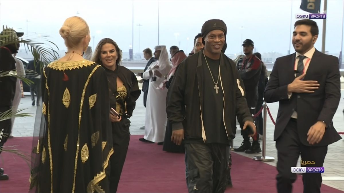 ورود ایلان ماسک، دیوید بکام، رونالدینیو و کولینا به ورزشگاه لوسیل برای تماشای فینال جام جهانی 2022