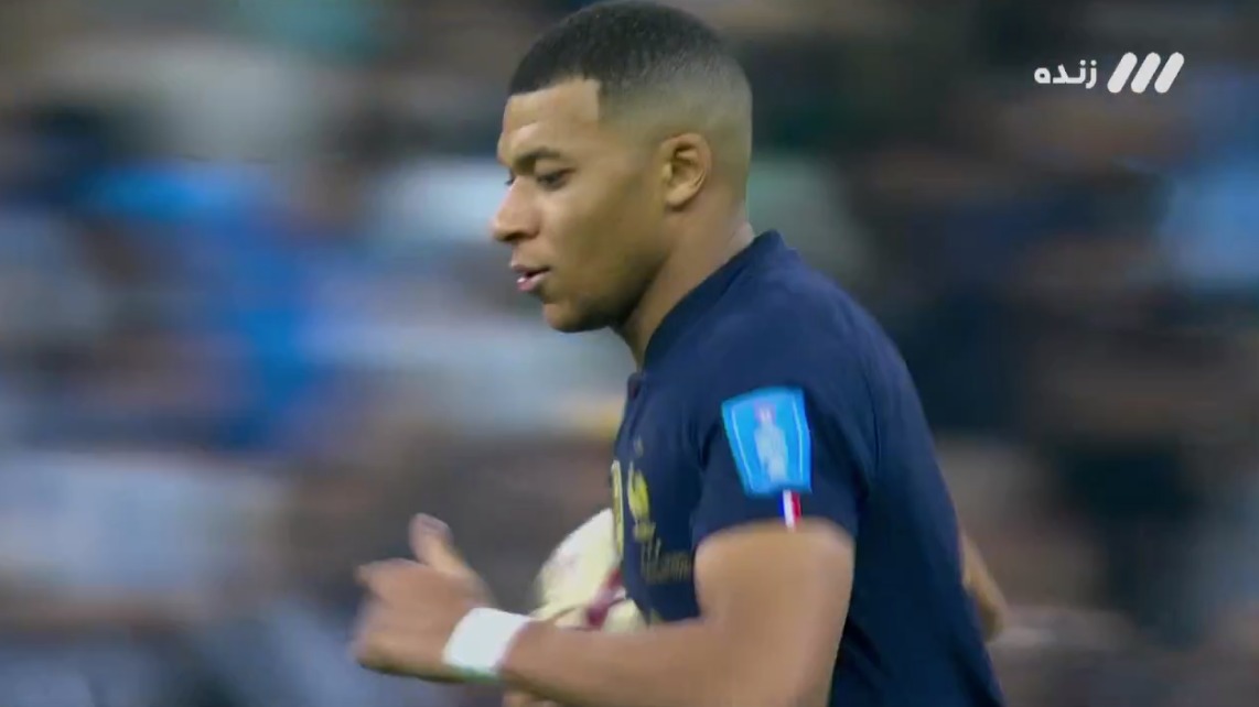 گل اول فرانسه به آرژانتین (امباپه - پنالتی)