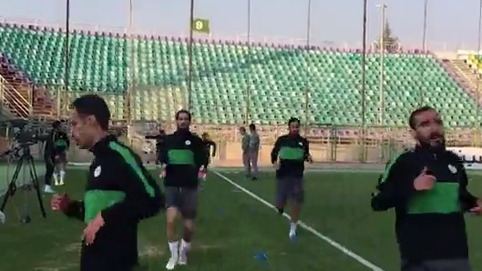 اختصاصی/ گرم کردن بازیکنان ذوب آهن و آلومینیوم اراک پیش از بازی