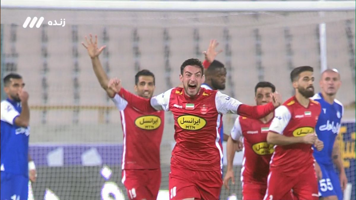 گل دوم پرسپولیس به استقلال (دبل ولسیانی)