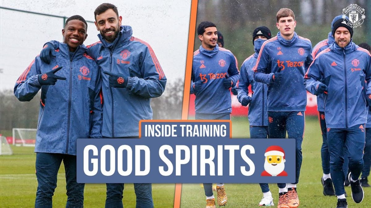 تمرین منچستریونایتد برای تقابل با ناتینگهام فارست