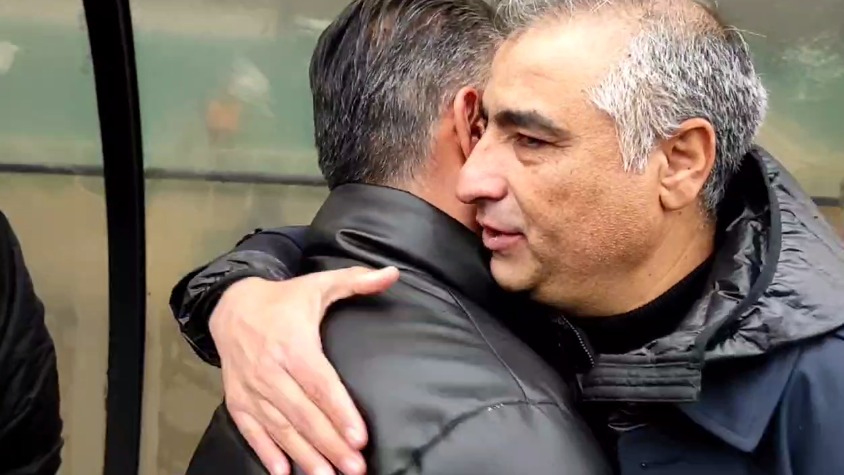 اختصاصی/ ورود بازیکنان هوادار و نساجی و خوش و بش کادر فنی دو تیم