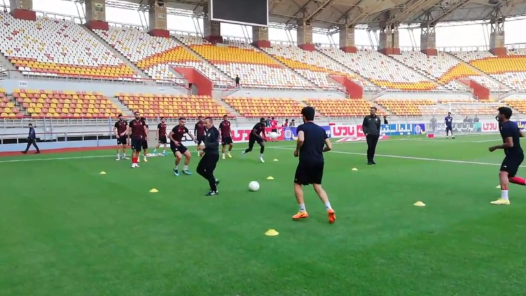 اختصاصی/ گرم کردن تیم های فولاد و ذوب آهن پیش از بازی