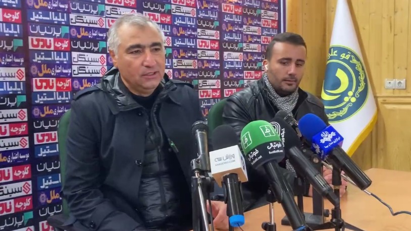 اختصاصی/ کنفرانس خبری بعد از بازی هوادار و نساجی