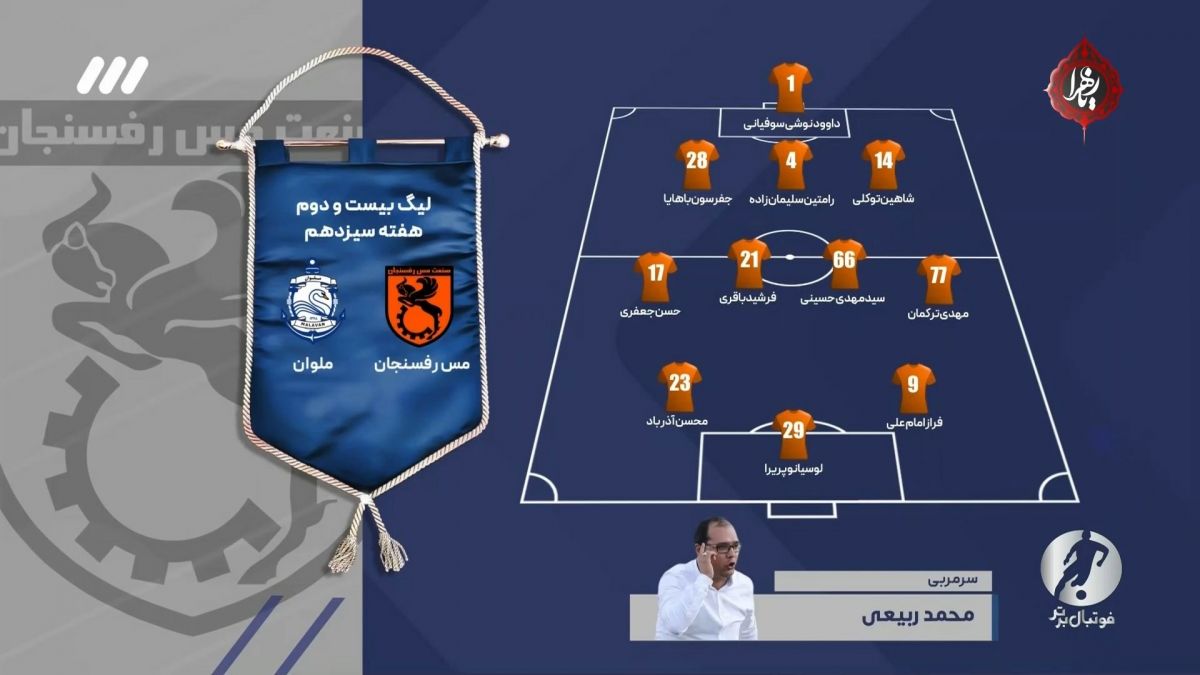 فوتبال برتر/ خلاصه و حواشی مس رفسنجان 0-0 ملوان