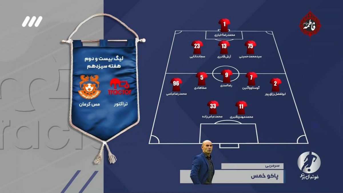 فوتبال برتر/ خلاصه و حواشی تراکتور 0-0 مس کرمان