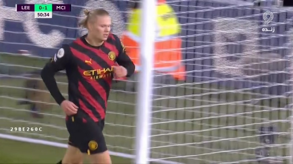 گل دوم منچسترسیتی به لیدزیونایتد (هالند)