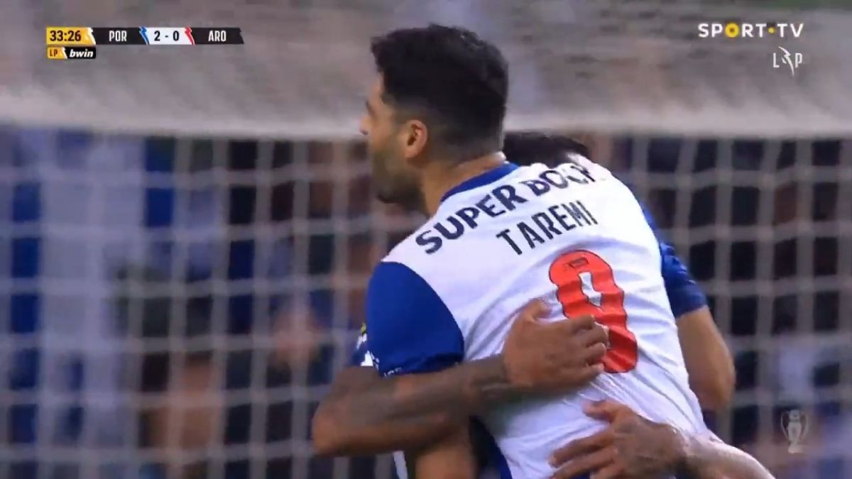 گل سوم پورتو به آروکا (دبل مهدی طارمی)