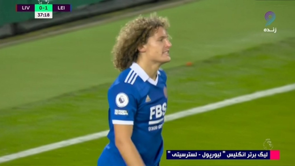 گل اول لیورپول به لسترسیتی (گل به خودی فایس)