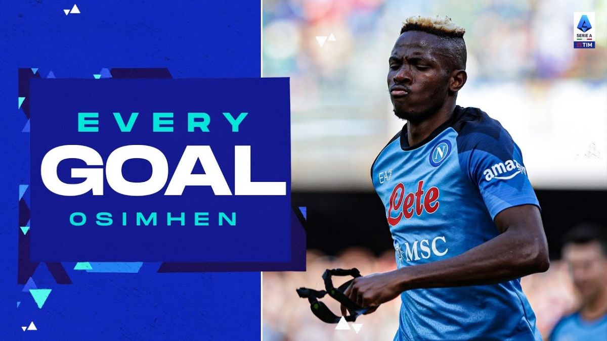 تمام گل های ویکتور اوسیمن تا هفته پانزدهم سری آ 23-2022