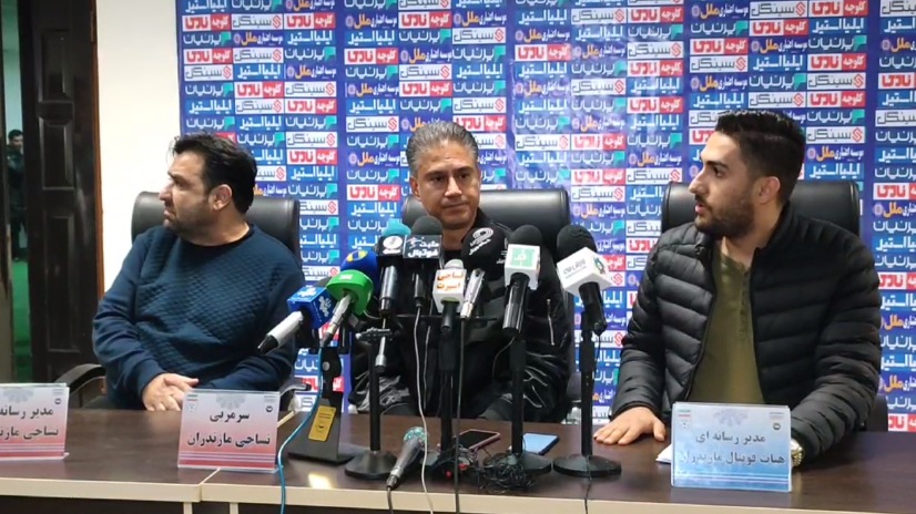 اختصاصی/ کنفرانس خبری بعد از بازی نساجی و تراکتور
