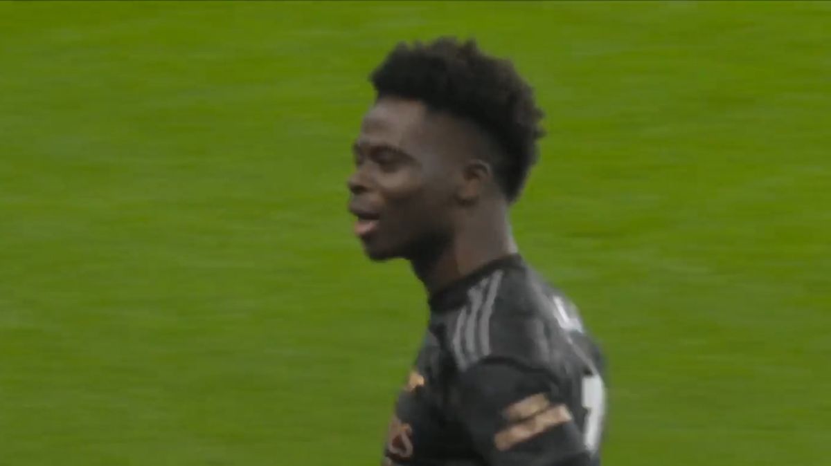 گل اول آرسنال به برایتون (ساکا)