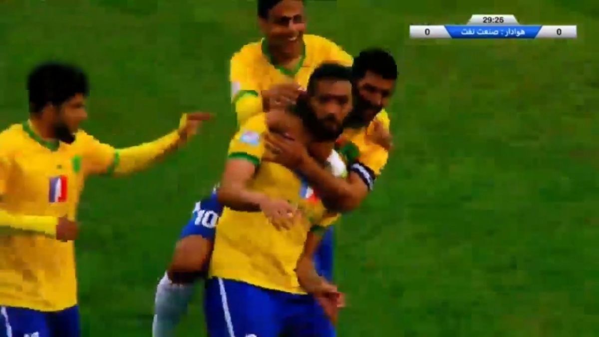 گل اول نفت آبادان به هوادار (سوپرگل شروین بزرگ)