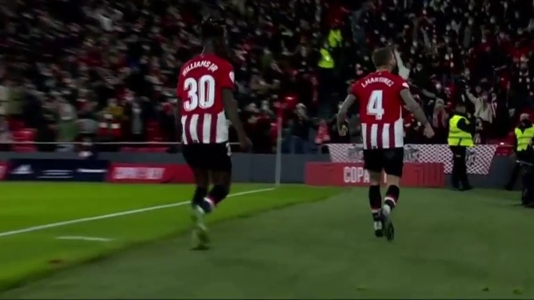 گل دوم اتلتیک بیلبائو به بارسلونا (مارتینز)